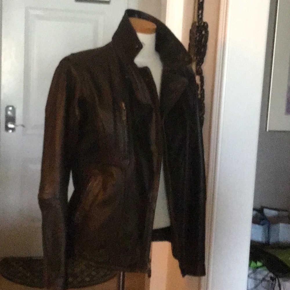 Harley Davidson riding jacket.